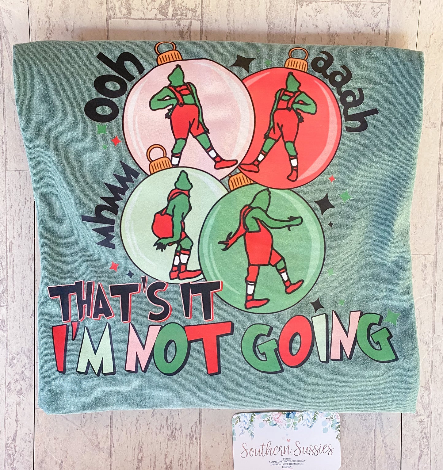 Im NOT going - DTF tee