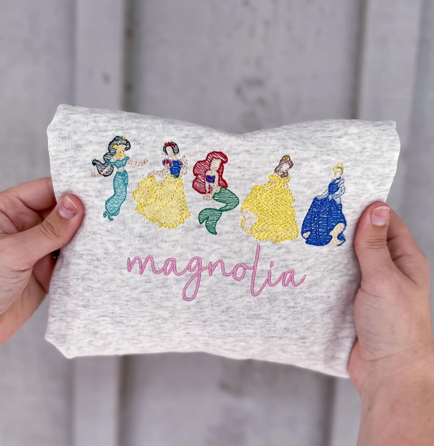 Princess Embroidered Sweatshirt