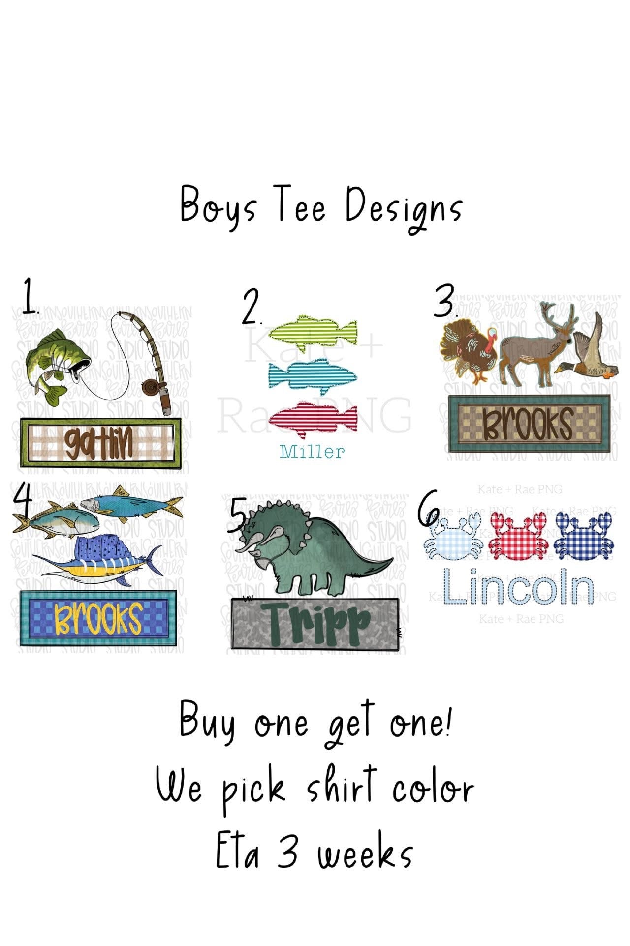 Boys Summer Tees