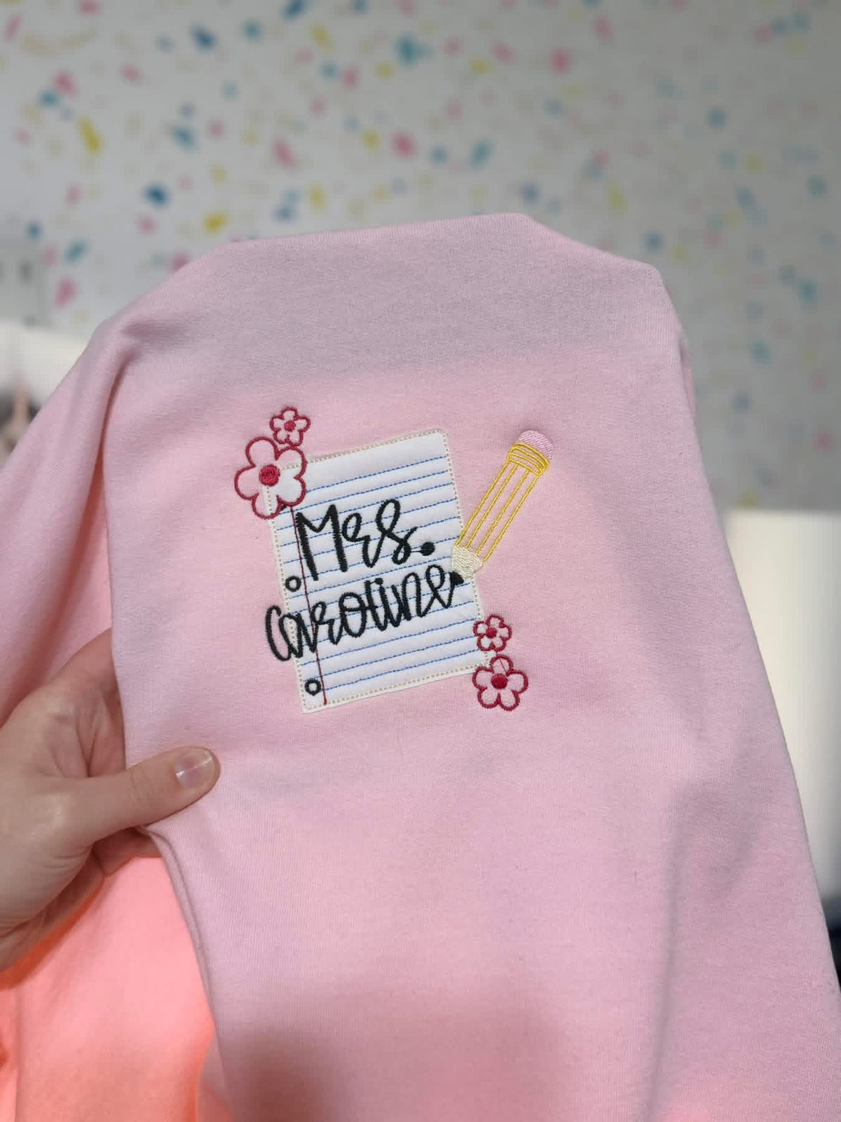 Teacher Notepad Sweatshirt