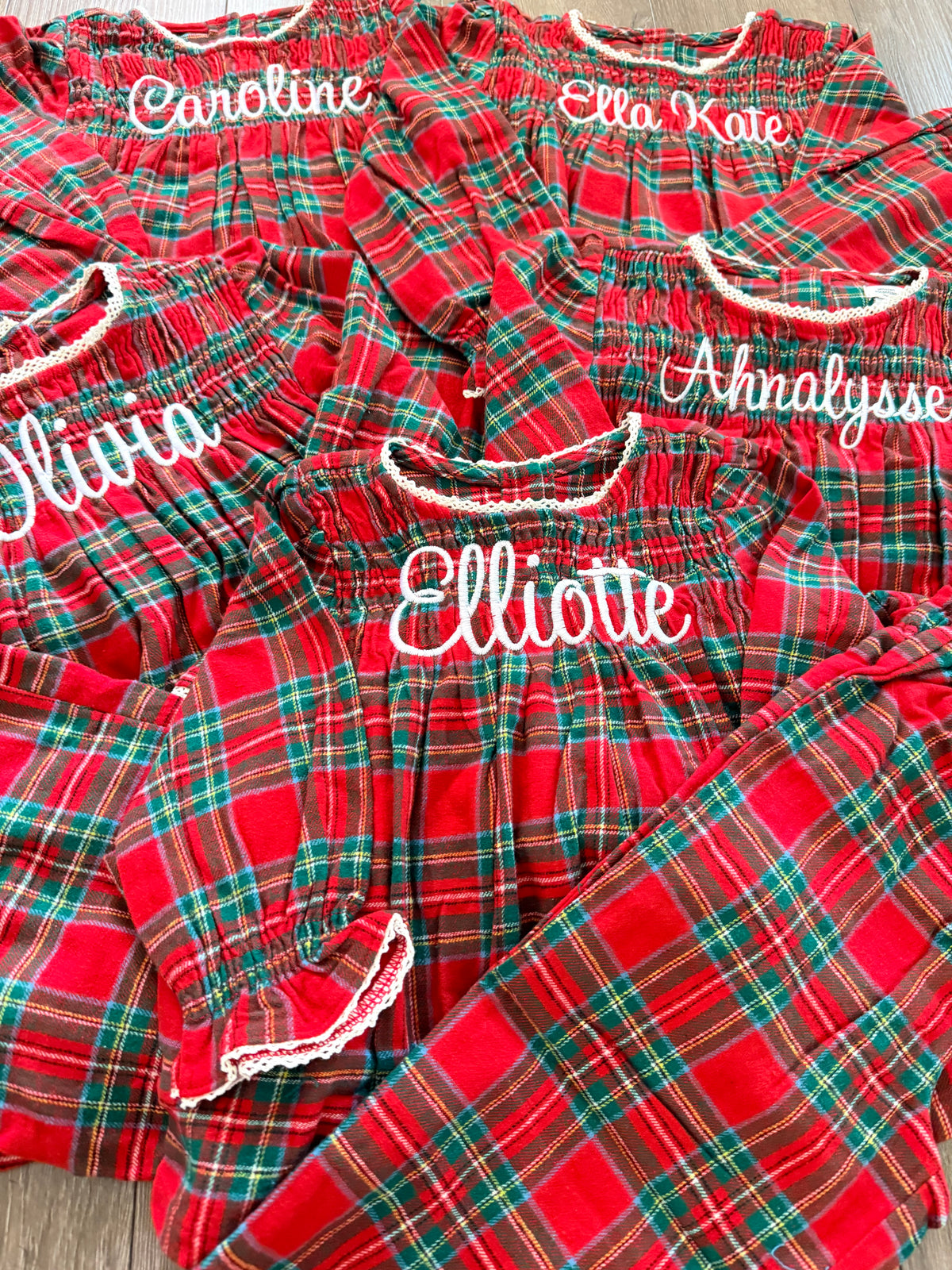 Christmas Plaid Sets