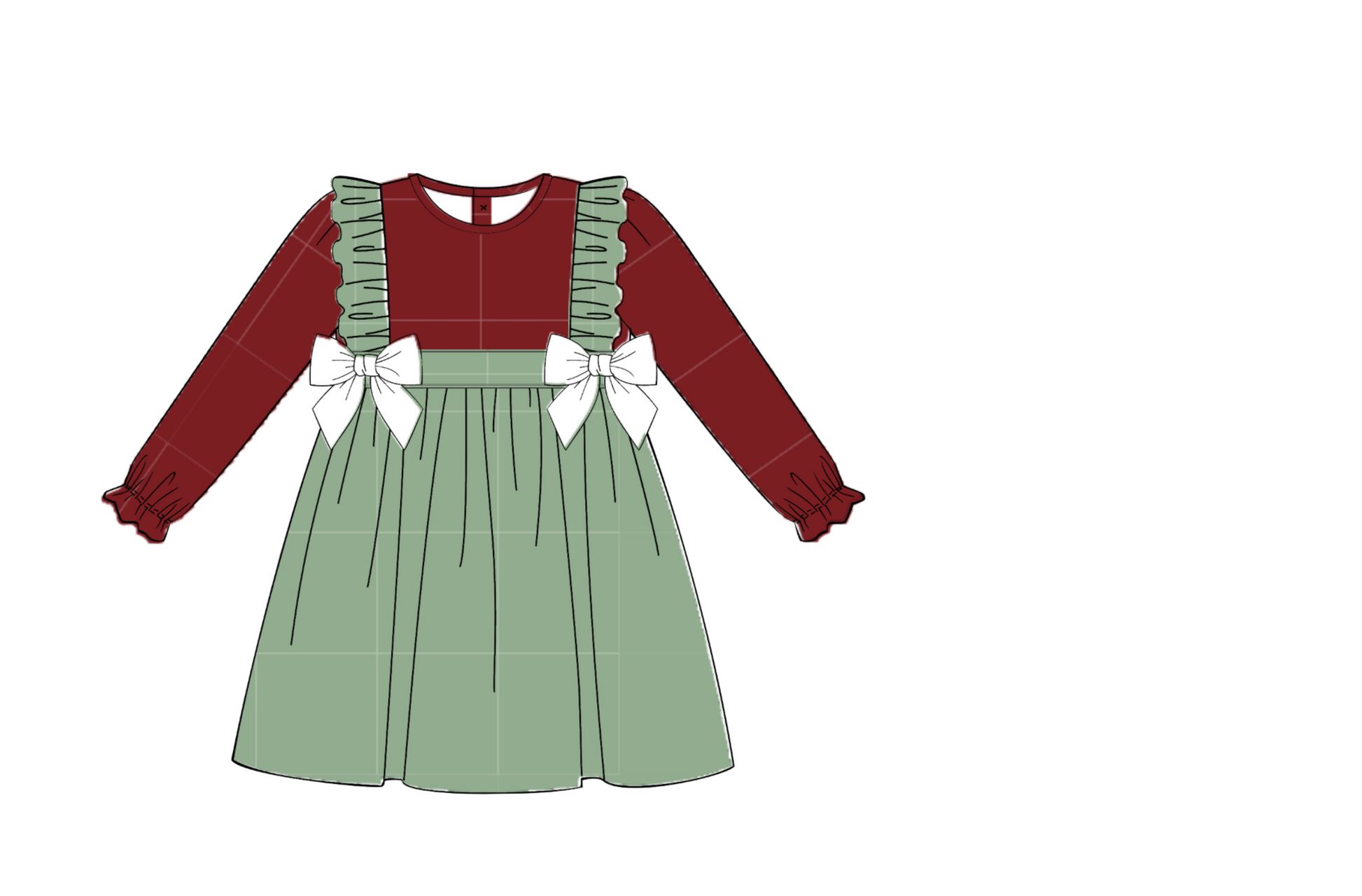 Classic Christmas Dress – Southern Sussies LLC Classic Christmas Dress – Southern Sussies LLC