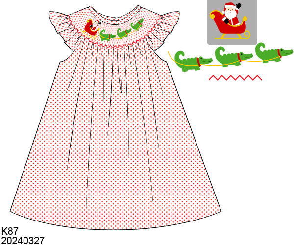 Cajun Santa Dress