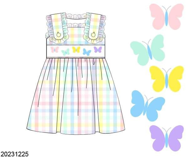 Pastel Butterflies Dress - eta June
