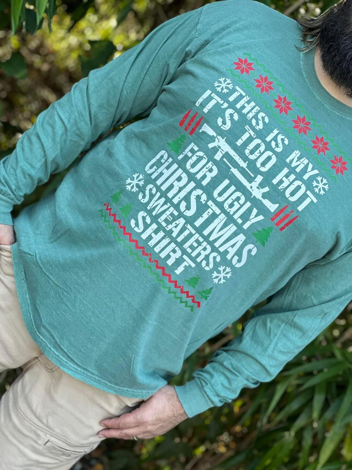It's too hot for an ugly Christmas sweater