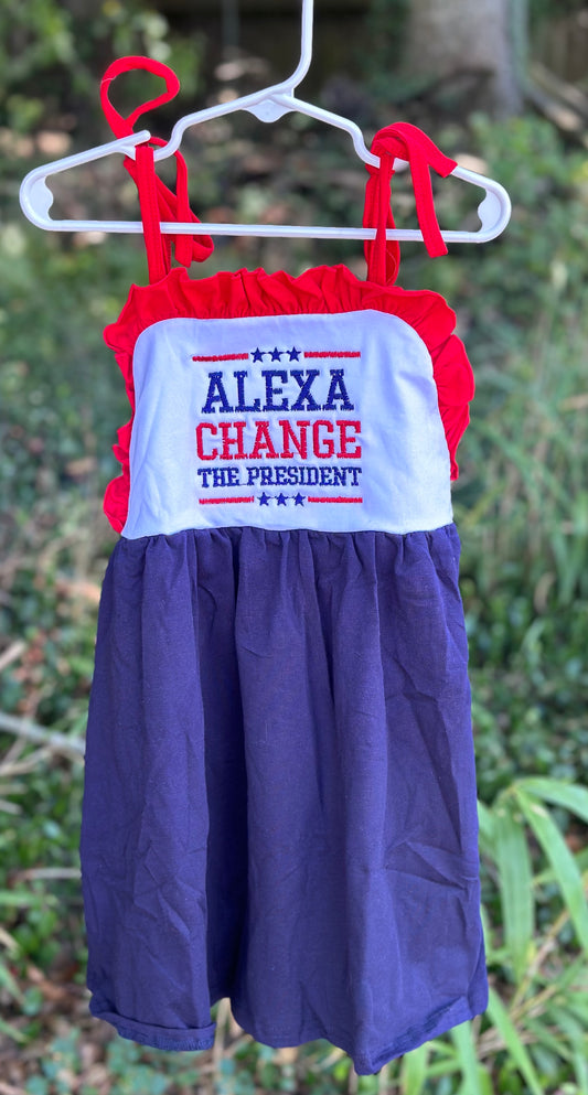 Alexa, change the president