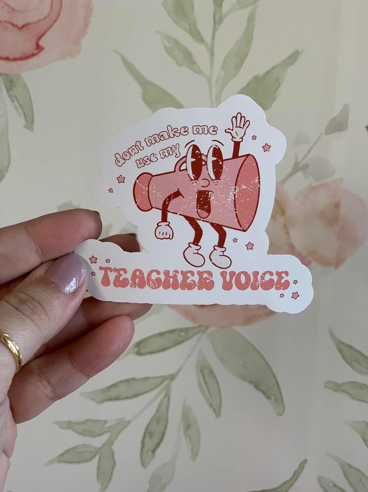 Teacher Voice Sticker