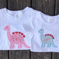 Valentine Dino Applique Shirts