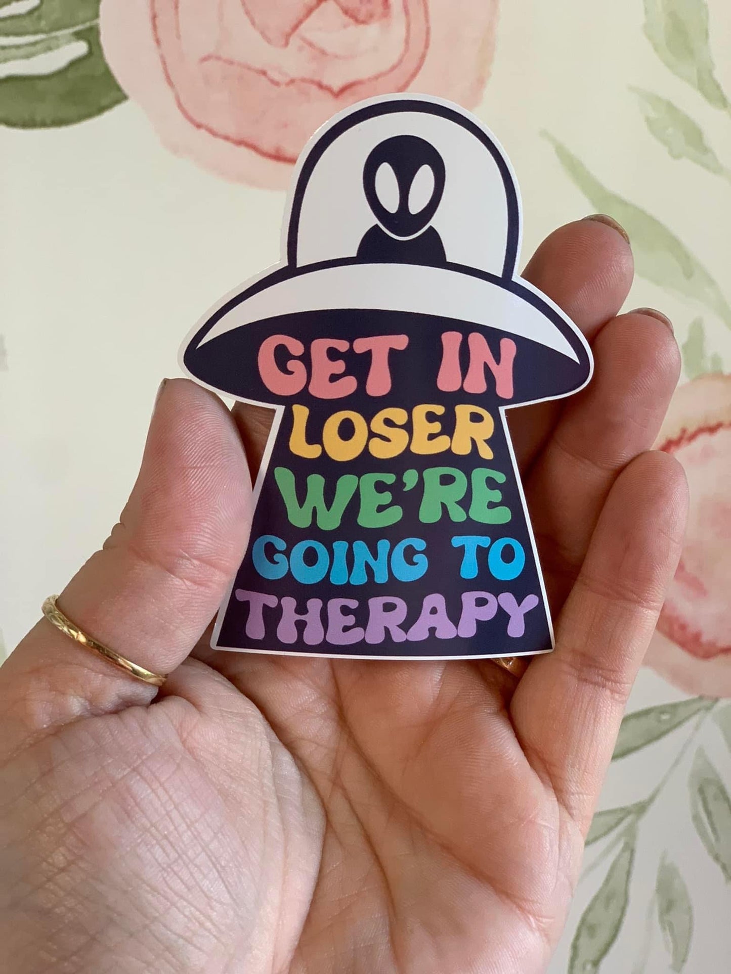 Get in Loser, We’re Going to Therapy Sticker